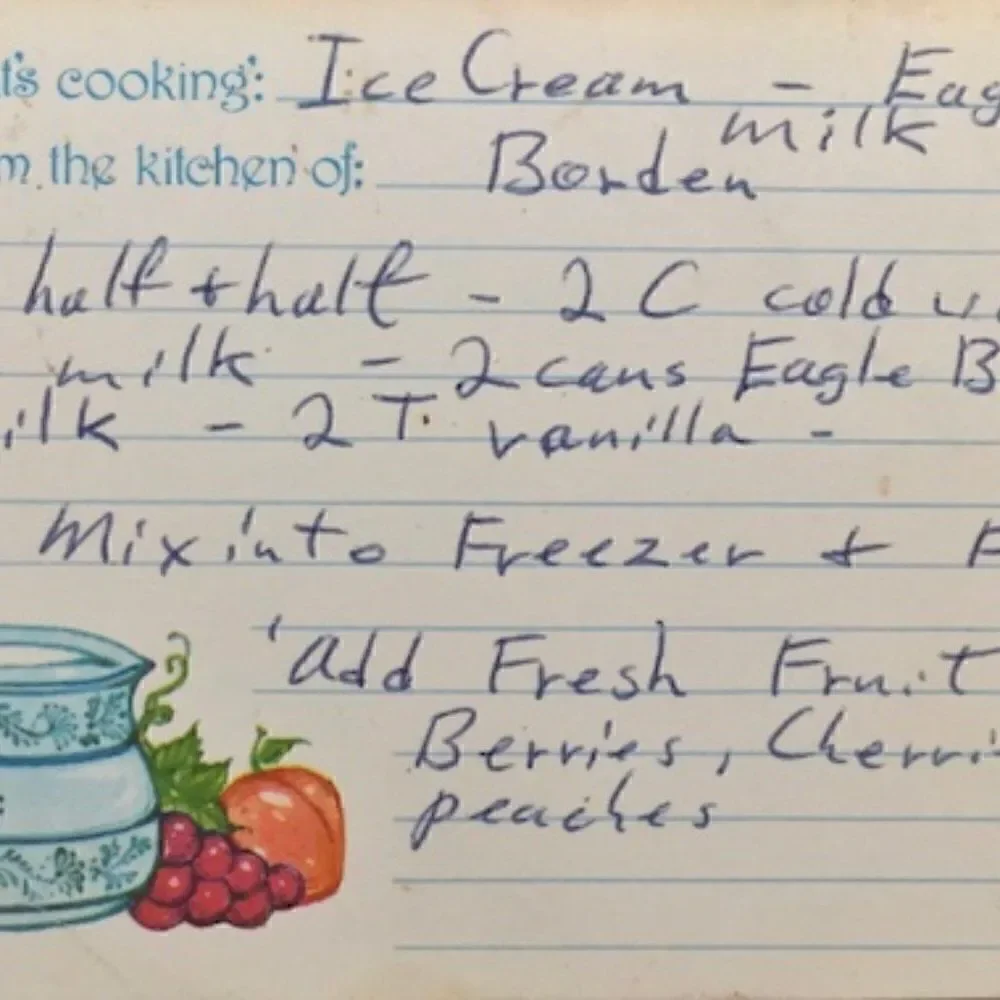 Engraved Handwritten Recipe Wood Card  - Personalized Grandma's Recipe Card